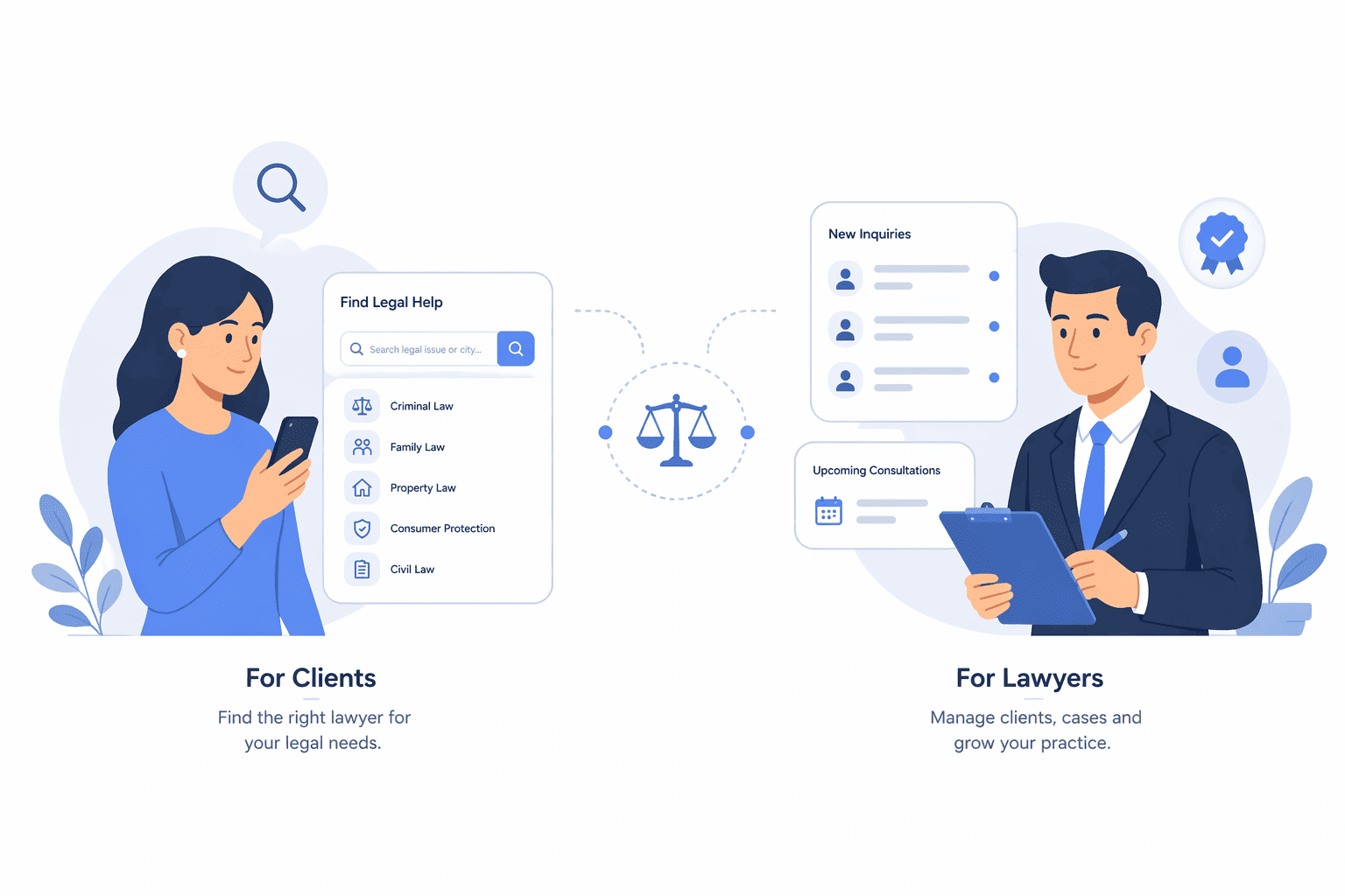Find and consult verified lawyers in India for legal advice
